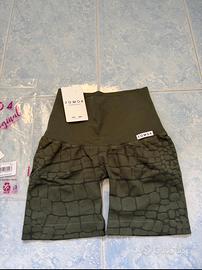 Shorts Push Up Cocco Verde-FGM04 Modello Donna