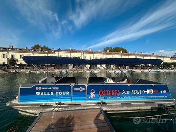 Barca trasporto passeggeri PontoonBoat