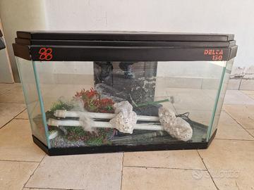 Acquario angolare 150 litri