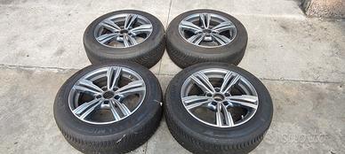 4 CERCHI IN LEGA DA 17'' BMW CON GOMME INVERNALI