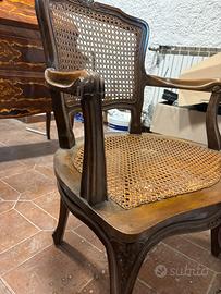 Sedia legno di noce