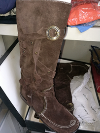 Stivali camoscio Cafè Noir 41