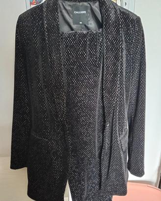 tailleur donna velluto calliope