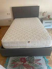 Letto contenitore una piazza e mezza + materasso