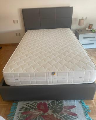 Letto contenitore una piazza e mezza + materasso
