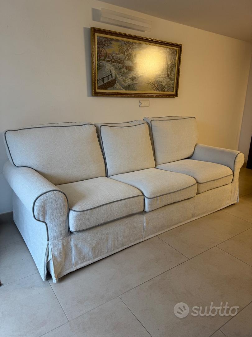 DIVANO POLTRONE SOFÀ bianco ottico Arredamento e Casalinghi In