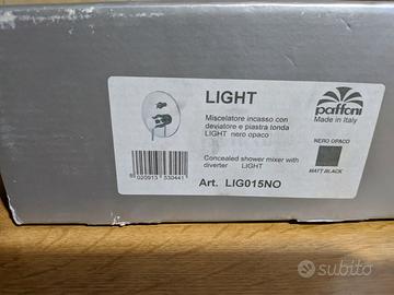 Paffoni Light 2 vie nero nuovo imballato doccia