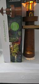 Faro led giardino nuovo sigillato