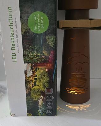 Faro led giardino nuovo sigillato
