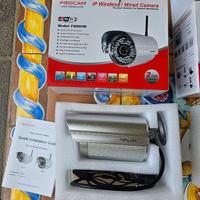 4 x Foscam FI8905W Telecamera IP Impermeabile