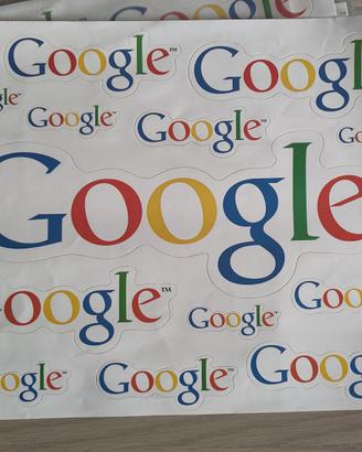 Adesivi Google circa 2013 da collezione