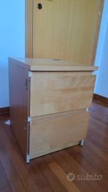 Cassettiera MALM Ikea 2 cassetti legno