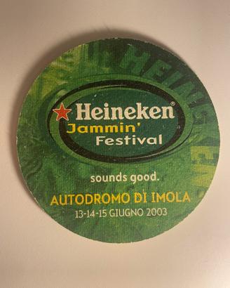Sottobicchiere Heineken Jammin Festival 2003