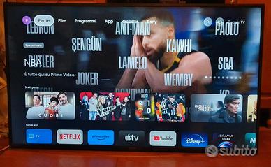 Android TV smart tv Sony 55" Pollici 4k
