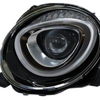 FARO FIAT 500 2015 LENTICOLARE PARABOLA NERA