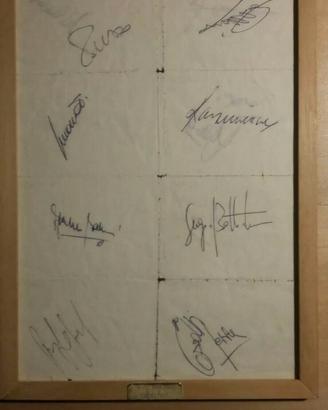 MILAN 1984-85 autografi