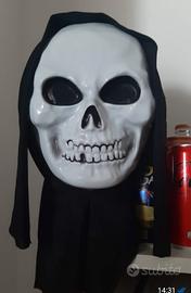 Maschera a teschio luminosa a led