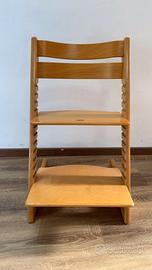 Sedia Stokke Tripp Trapp originale in legno