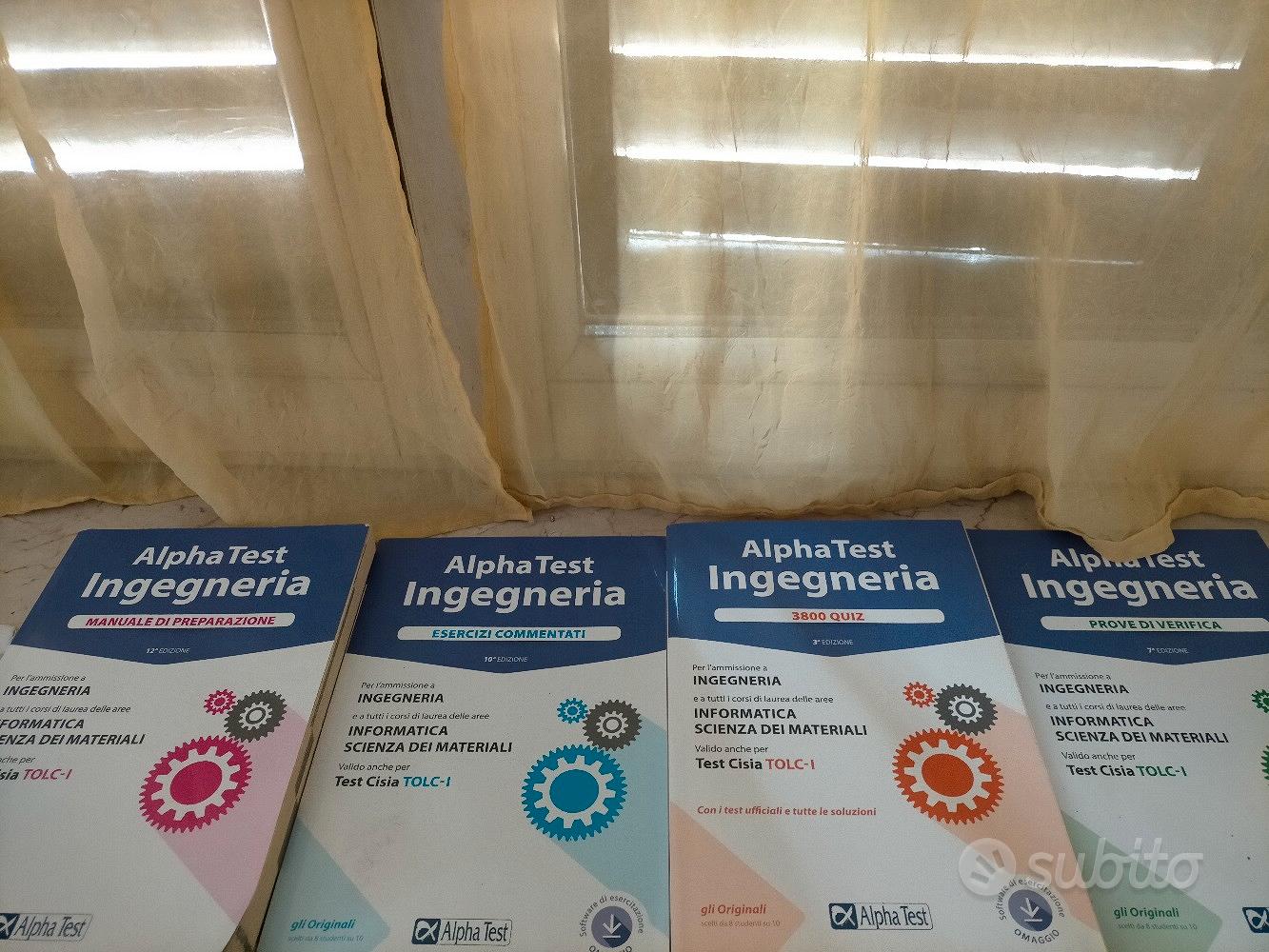 Alpha Test INGEGNERIA TOLC-I Kit di preparazione - Libri e Riviste In  vendita a Verona