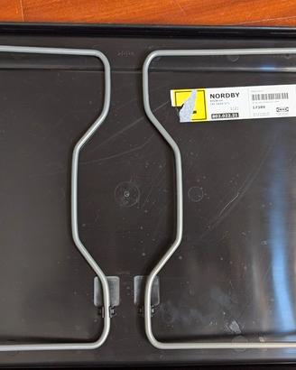 Vassoio da letto Ikea Nordby nero