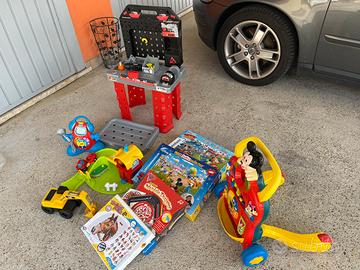 Vari giochi per bambino 2-6 anni