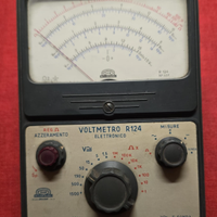 R124 UNA.OHM Voltmetro Vintage