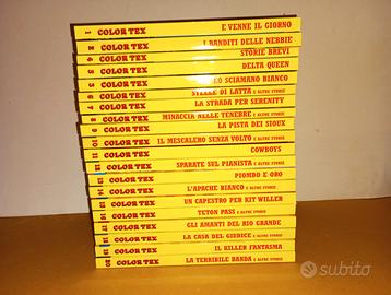 lotto fumetti COLOR TEX  1 - 20 seq, completa