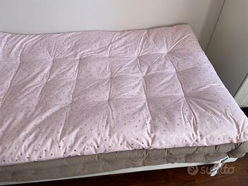 Materasso letto singolo con topper