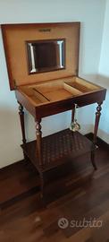 ANTICO TAVOLINO TOELETTA CON RIBALTINA