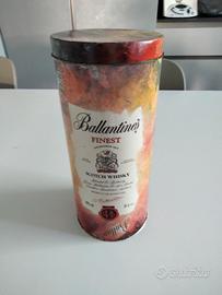 contenitore Ballantines in latta 