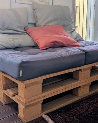 Divano in pallet legno di abete