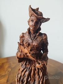 Statuina in terracotta