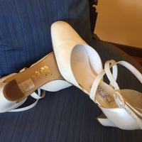 Scarpe da sposa in capretto tg37 1/2