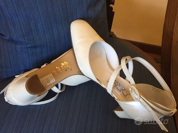Scarpe da sposa in capretto tg37 1/2