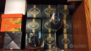 Bicchieri cristallo Bohemia 