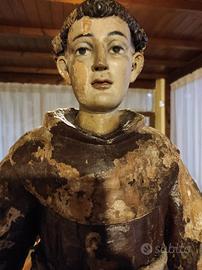 statua Sant' Antonio in legno 