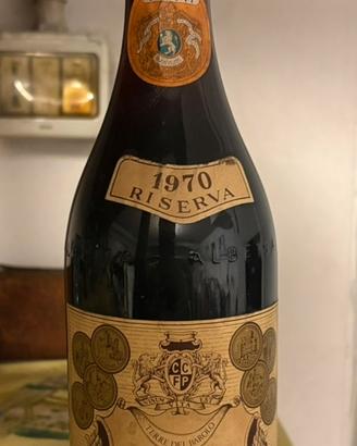 Barolo riserva 1970