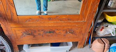 armadio stile liberty siciliano 1900