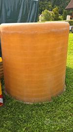 Cisterna in vetroresina. Ritiro a S.Donato 