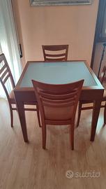 Tavolo allungabile + 5 sedie