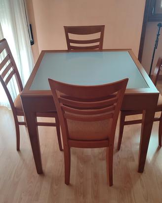 Tavolo allungabile + 5 sedie