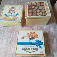 Scatole in latta Lazzaroni 