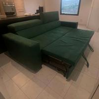 Divano verde come nuovo
