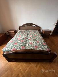 Letto matrimoniale con materasso