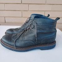 Nicola benson stivaletto anfibi blu
vera pelle 