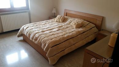 Copriletto pelliccia Alba 13 vera pelle