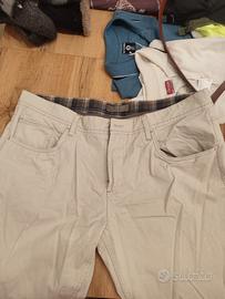 Pantaloni beige Cotton e Silk nuovi