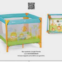 Box quadrato Giordani jungle friends