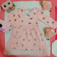 Nuovo Vestitino Bambina Minnie Disney 74 cm