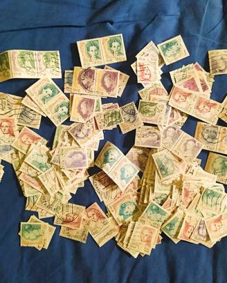 Francobolli donne nell'arte (420 pezzi)